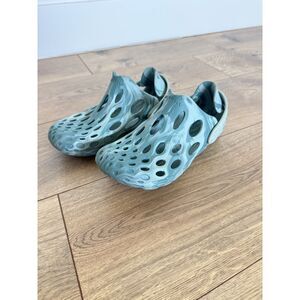 MERRELL 7 Hydro Moc Shoe webbing water Slip On Croc Style shoe sandal blue